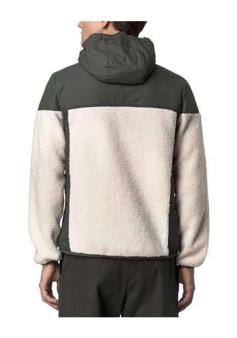 Giubbino K-WAY uomo SAMSON 4.0 ORSETTO K5122SW Verde imbottitura leggera PrimaLoft cappuccio regolabile zip frontale con pattina antivento polsini elasticizzati K-WAY | Giubbini | K5122SWB0A