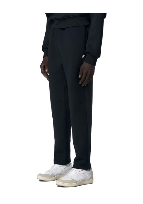 Pantalone K-WAY uomo MICKA SPACER K5123NW Blu tessuto interlock stretch spesso vita elastica regolabile fondo gamba a costina elastica K-WAY | Pantaloni | K5123NWK89
