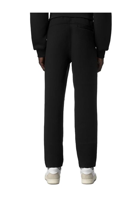 Pantalone K-WAY uomo MICKA SPACER K5123NW Nero tessuto interlock stretch spesso vita elastica regolabile fondo gamba a costina elastica K-WAY | Pantaloni | K5123NWUSY
