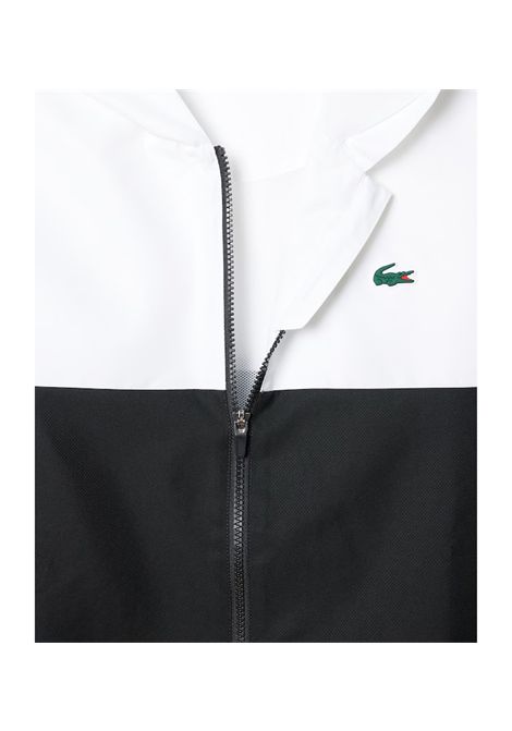 Giacca Lacoste uomo BH4776 Nera blu azzurro bianco taffetà a rombi tasche coccodrillo LACOSTE | Giacche | BH47767LI