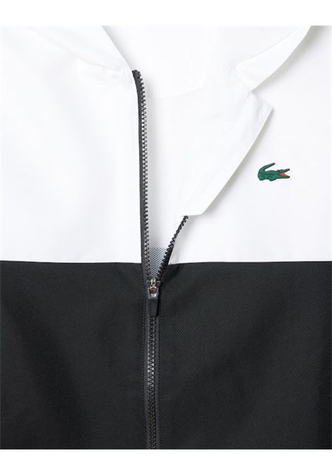 Giacca Lacoste uomo BH4776 Nera blu azzurro bianco taffetà a rombi tasche coccodrillo LACOSTE | Giacche | BH47767LI