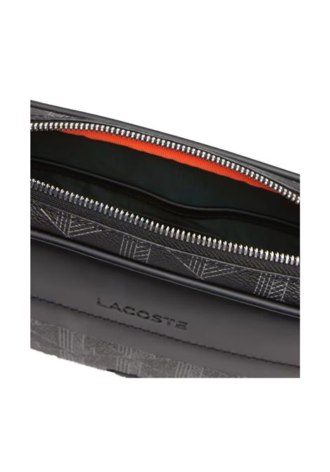 Marsupio Lacoste uomoThe Blend NH4004LX Nero manico regolabile monogramma stampato pvc LACOSTE | Marsaupi | NH4004LXH45