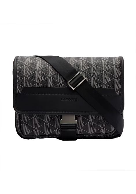 Borsa Lacoste uomo The Blend NH4411LX Nera chiusura pattina tasca principale scomparto con zip tracolla regolabile LACOSTE | Borse | NH4411LXH45