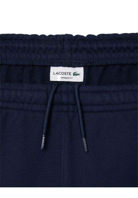 Pantalone Lacoste uomo XH5923 Blu cotone felpato due tasche LACOSTE | Pantaloni | XH59236WZ
