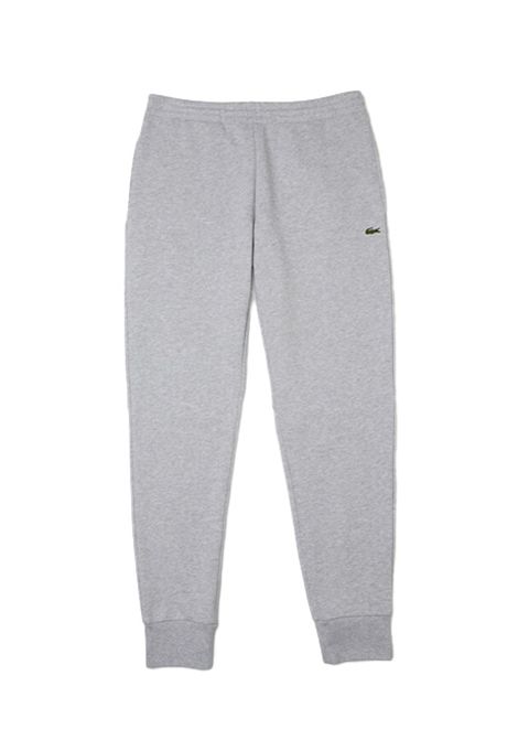Pantalone LACOSTE uomo XH9624 Grigio slim fit coulisse interna cotone LACOSTE | Pantaloni | XH9624CCA