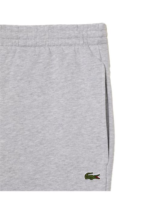 Pantalone LACOSTE uomo XH9624 Grigio slim fit coulisse interna cotone LACOSTE | Pantaloni | XH9624CCA