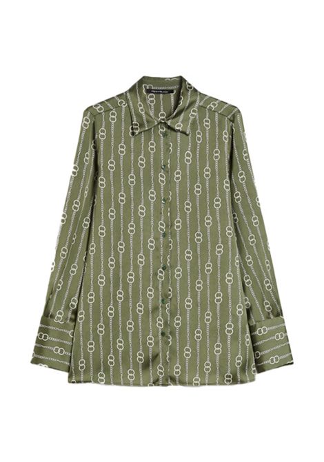 Camicia Pennyblack Partout donna 2521116183270 Verde maniche lunghe linee dritte vestibilità regolare PENNYBLACK | Camicie | 2521116183270005