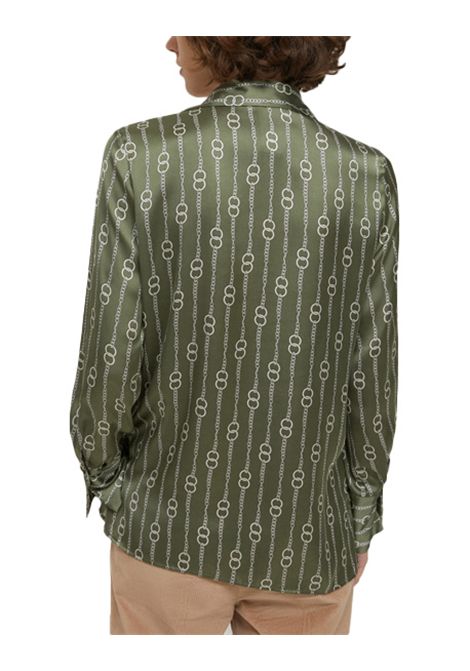 Camicia Pennyblack Partout donna 2521116183270 Verde maniche lunghe linee dritte vestibilità regolare PENNYBLACK | Camicie | 2521116183270005