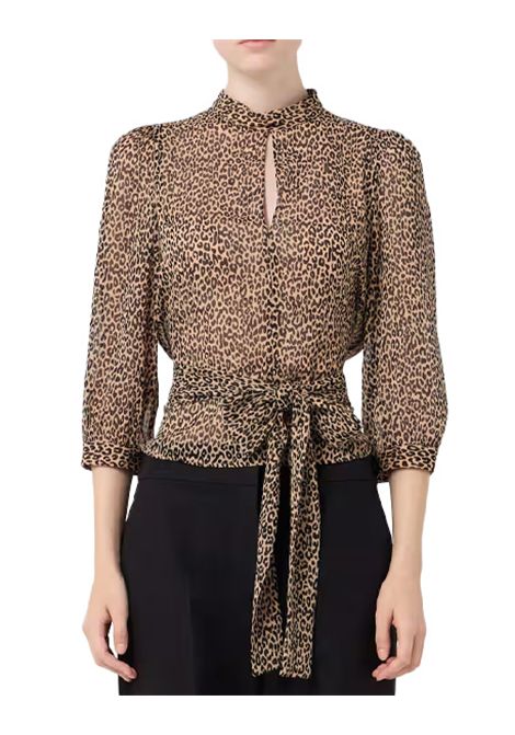 Blusa Pennyblack Sesia donna 2521116213200 Fantasia colletto alla coreana chiusura con acci manicghe a tre quarti PENNYBLACK | Camicie | 2521116213200001