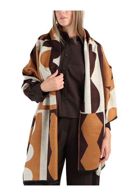 Stola Pennyblack Fagiani donna 2521546015200 Fantasia blend viscosa frange PENNYBLACK | Stole | 2521546015200007