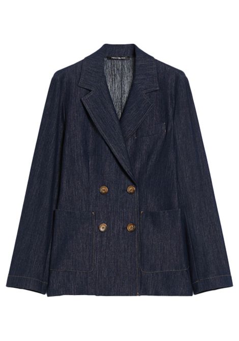 Blazer Pennyblack Iliade donna 2521916036200 denim doppiopetto spacco tasche PENNYBLACK | Blazer | 2521916036200002