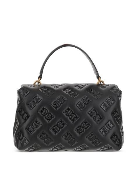 Borsa Pinko donna 100043A2JXZ99Q Love Lady Puff in nappa logata Nera PINKO | Borse | 100043A2JXZ99Q