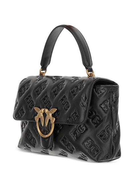Borsa Pinko donna 100043A2JXZ99Q Love Lady Puff in nappa logata Nera PINKO | Borse | 100043A2JXZ99Q