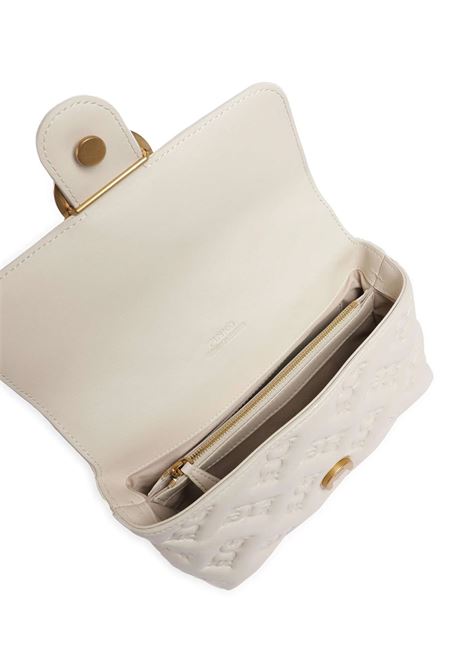 Borsa Pinko donna 100044A2JXZ14Q Mini Love Lady Puff in nappa logata Avorio PINKO | Borse | 100044A2JXZ14Q