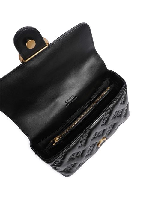 Borsa Pinko donna 100044A2JXZ99Q Mini Love Lady Puff in nappa logata Nera PINKO | Borse | 100044A2JXZ99Q