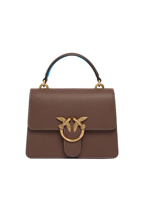 Borsa Pinko donna 100071A2JZLE2Q Love one tophandle mini light Marrone PINKO | Borse | 100071A2JZLE2Q