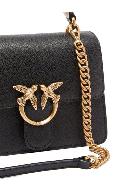 Borsa Pinko donna 100071A2JZZC3Q Love one tophandle mini light Nera  PINKO | Borse | 100071A2JZZC3Q