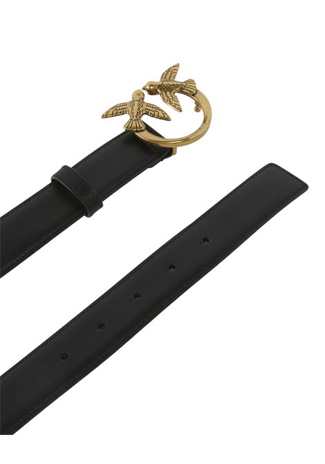 Cintura Pinko donna 100125A0F1Z99Q Love berry h3 belt Nera PINKO | Cinture | 100125A0F1Z99Q
