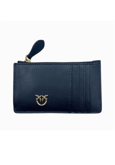 Portacarte Pinko donna 100251A0F1G08 Airone Cardholder Blu PINKO | Portacarte | 100251A0F1G08