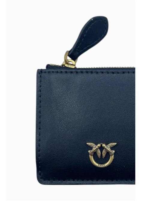 Portacarte Pinko donna 100251A0F1G08 Airone Cardholder Blu PINKO | Portacarte | 100251A0F1G08