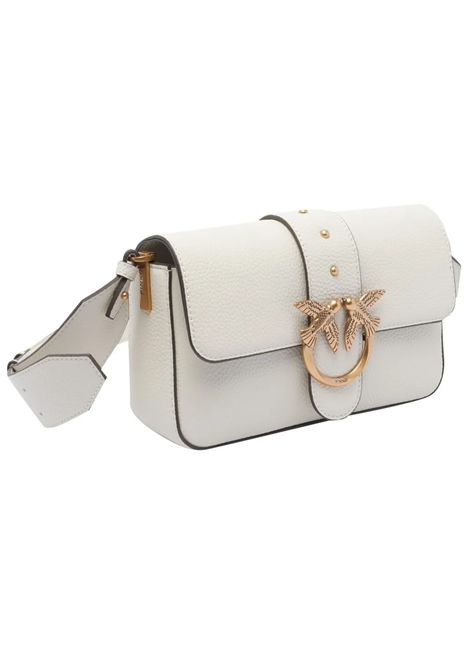 Borsa Pinko donna 104340A2OXZ14Q Mini Love One Slouchy Shoulder Avorio PINKO | Borse | 104340A2OXZ14Q