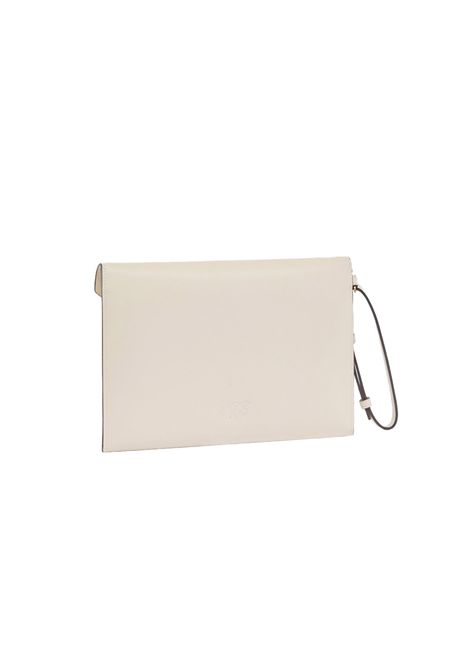 Borsa Pinko donna 104820A0F1Z14Q Flat Purse Handle Avorio PINKO | Borse | 104820A0F1Z14Q