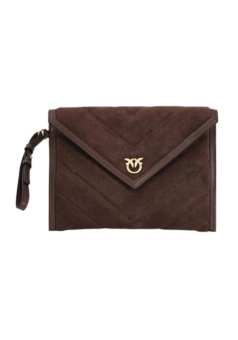 Borsa Pinko donna 104820A2JHL74V Flat Purse Handle Testa di Moro PINKO | Borse | 104820A2JHL74V