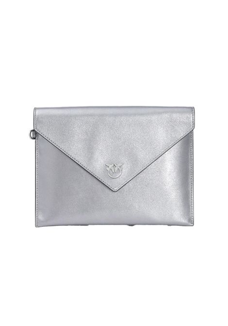 Borsa Pinko donna 104820A2O9KZ7E Flat Purse Sheep Argento PINKO | Borse | 104820A2O9KZ7E