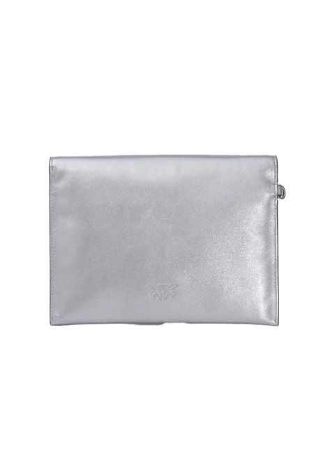 Borsa Pinko donna 104820A2O9KZ7E Flat Purse Sheep Argento PINKO | Borse | 104820A2O9KZ7E