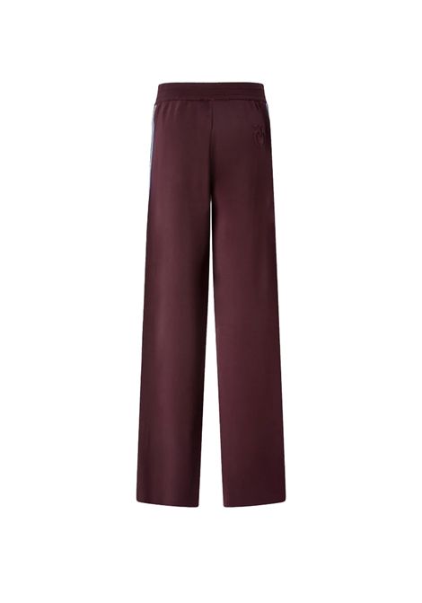 Pantalone Pinko donna 105394A2FQ Bordeaux sportivi con logo banda laterale elastico e coulisse PINKO | Pantalone | 105394A2FQR57