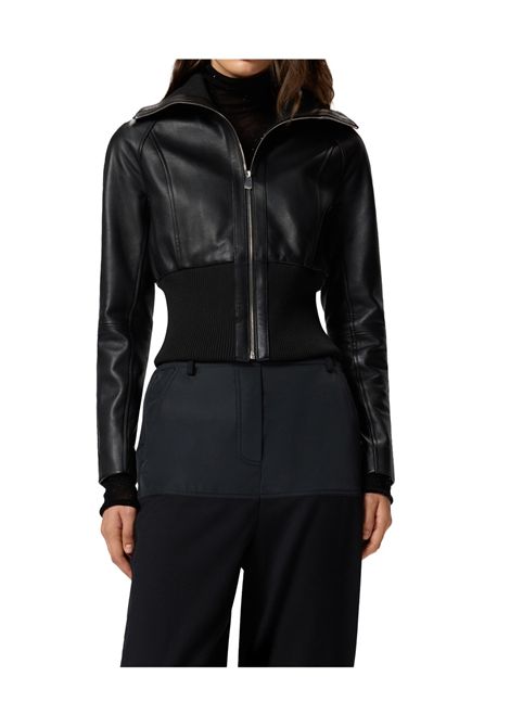 Giubbino Pinko donna 105470A2P0Z99 Gruviera  Nero Pelle PINKO | Giubbini | 105470A2P0Z99