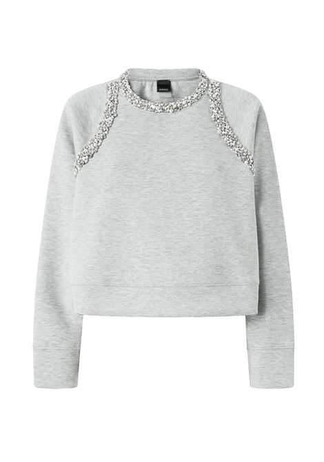 Felpa Pinko donna 105717A2TLI42 Minestra Grigia PINKO | Felpe | 105717A2TLI42