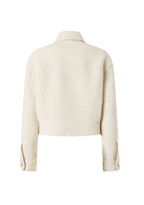 Giubbino Pinko donna 105819A2VJZ05 Gelato Panna Bouclé PINKO | Giubbino | 105819A2VJZ05
