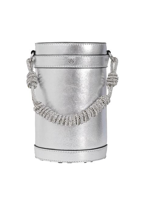 Borsa Pinko donna 105910A291ZZFN Mini bucket Argento PINKO | Borse | 105910A291ZZFN