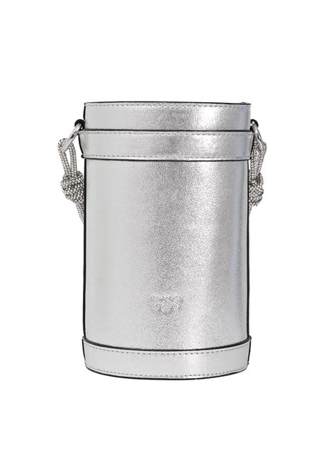 Borsa Pinko donna 105910A291ZZFN Mini bucket Argento PINKO | Borse | 105910A291ZZFN