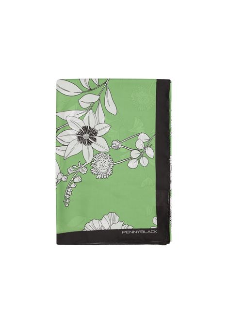 Foulard Pennyblack donna 2411541025200002 floreale verde PENNYBLACK | Foulard | 2411541025200002