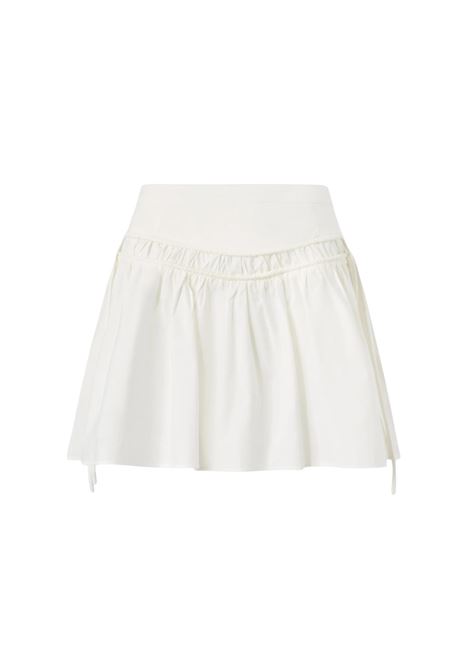 Gonna Pinko donna 106830A2LD Z05 Rovigo corta con arricci Bianco PINKO | Gonne | 106830A2LDZ05