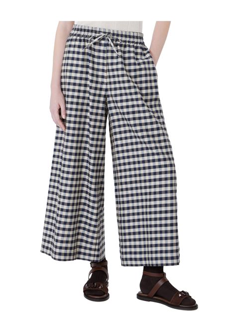 Pantalone WEEKEND donna DONARE 2615131172600 Blu regular all over coulisse tasche WEEKEND | 2615131172600001